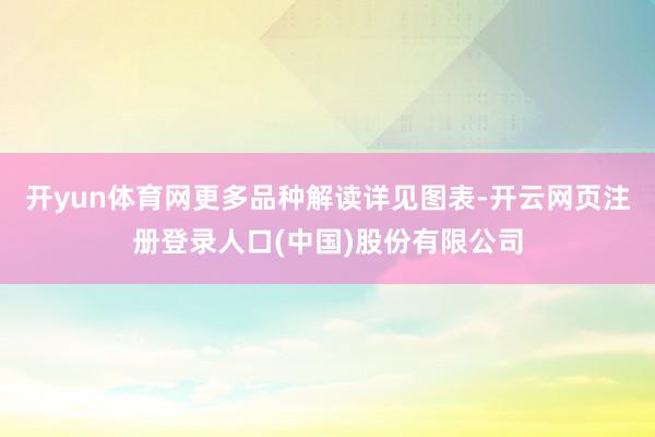 开yun体育网更多品种解读详见图表-开云网页注册登录人口(中国)股份有限公司